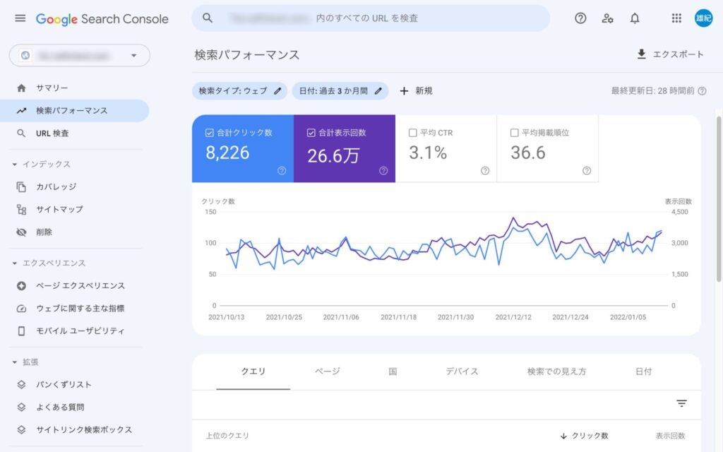 サーチコンソールの使い方